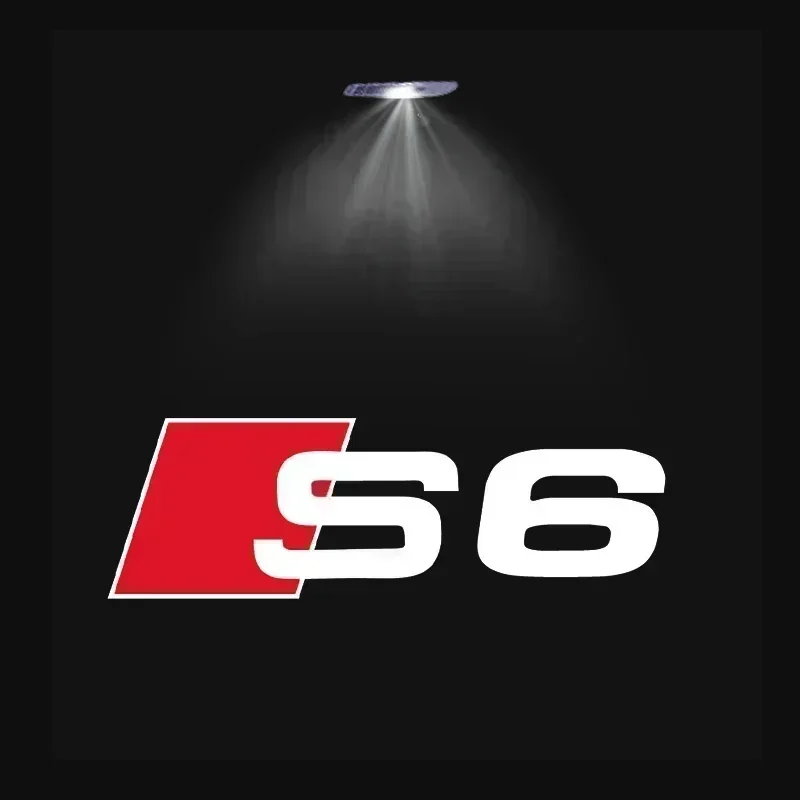 2/4Pcs Audi Sline S3 S4 S5 S6 S7 RS Quattro Q7 Q5 Q3 A4 B8 8P A3 A6 C7 A5 A6 A8 LED Auto Tür Willkommen Logo Licht Projektor Lampe