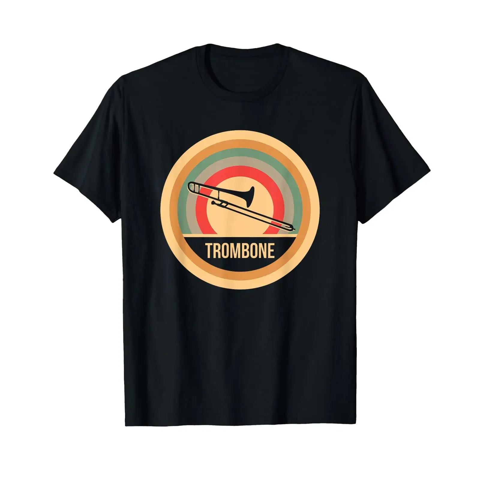 Retro Vintage Trombonist Trombone Player T Shirt vintage Washed graphic Top For Everyday Wear Comfortable designer clothes