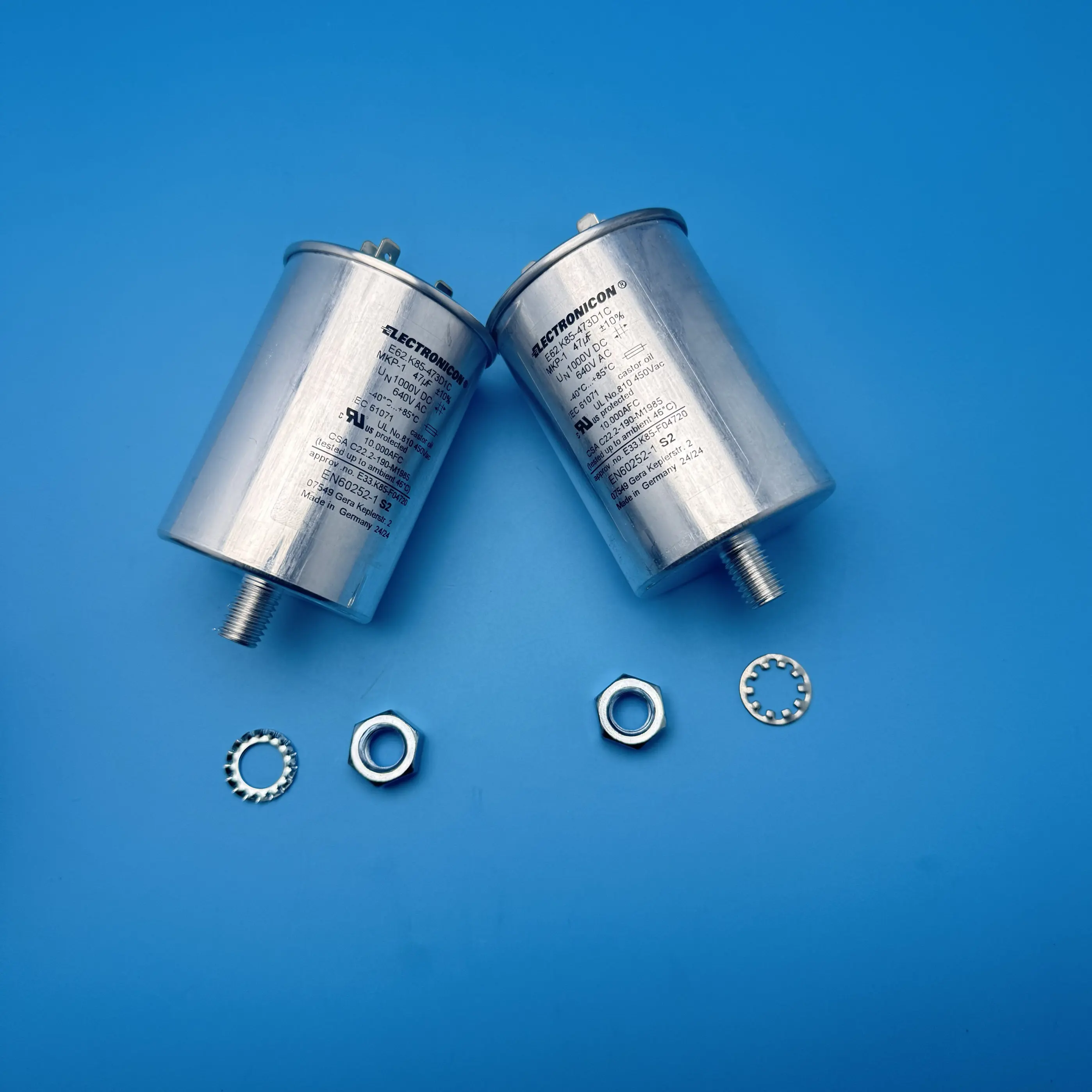 Brand new original 47uf640v AC German oil-immersed turn-off capacitor e62.k85-473D1c 1000v