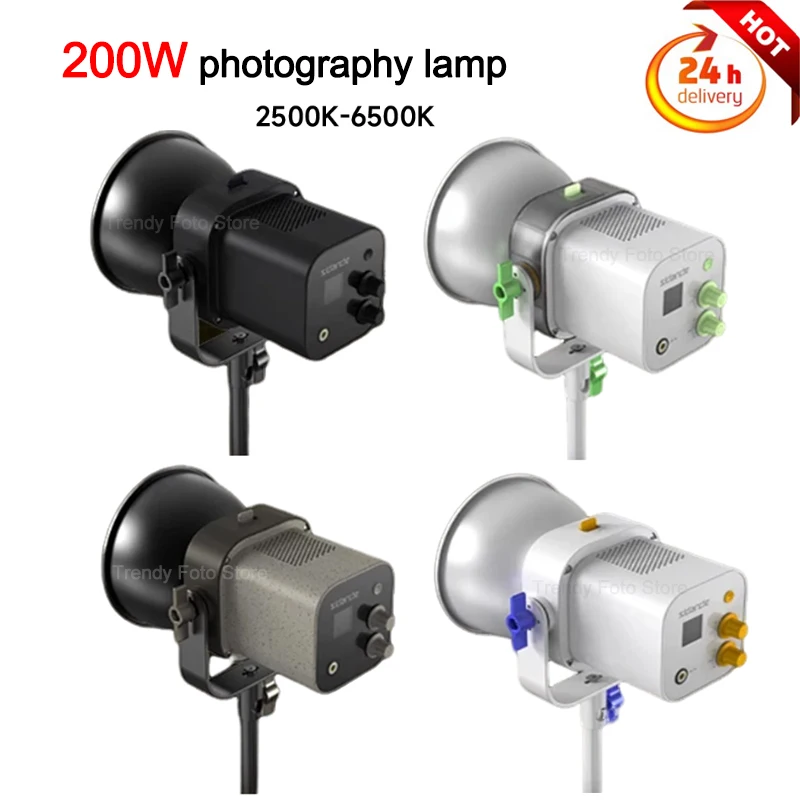 Компактное светодиодное освещение для видеосъемки SIDANDE 200 Вт 2500K-6500K освещение для фотосъемки с креплением Bowens ручное наружное светодиодное освещение с управлением через приложение