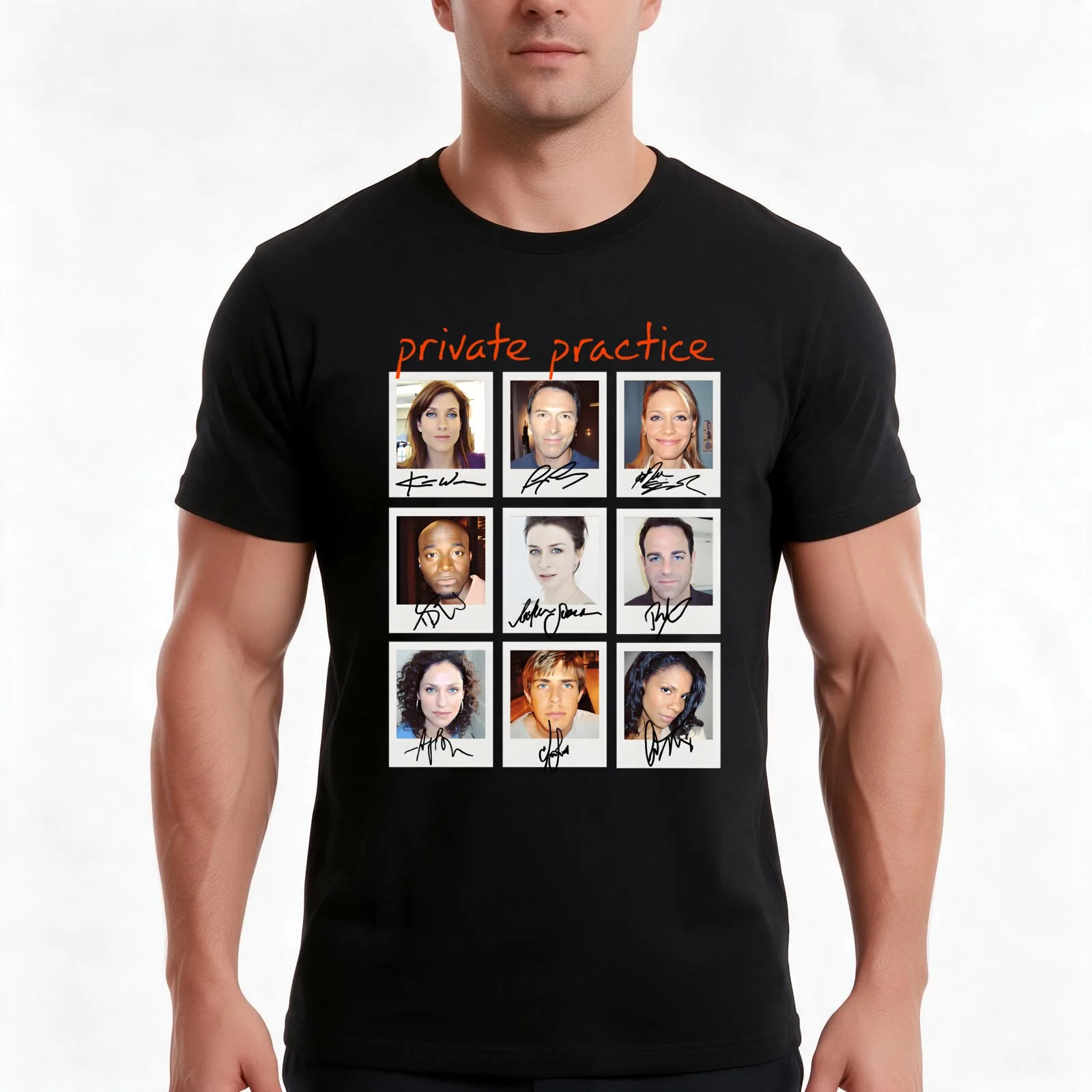 Private Practice Classic T-Shirt, Summer Casual Cotton Tee, Oversized Streetwear Tops, Vintage Graphic Print, Unisex Men Women