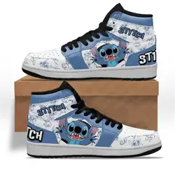 Lilo & Stitch 3D Disney moda buty sportowe męskie/damskie na co dzień oddychająca buty do koszykówki do biegania