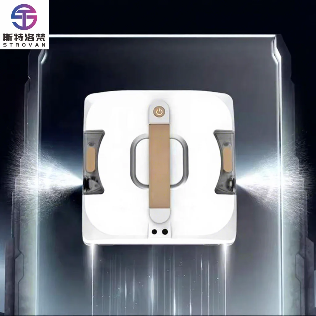 Electric Automatic Window Cleaning Robot with Intelligent Path Planning Water Spray Feature & APP/Remote Control Glass Cleaner