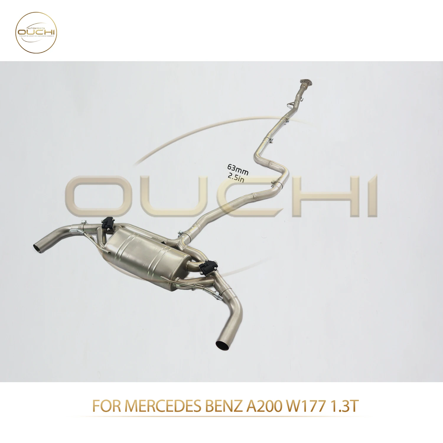 

Performance Racing Exhaust Catback для Mercedes Benz A200 W177 1.3T Агрессивный звук Глубокий громкий Нержавеющая сталь Простая установка
