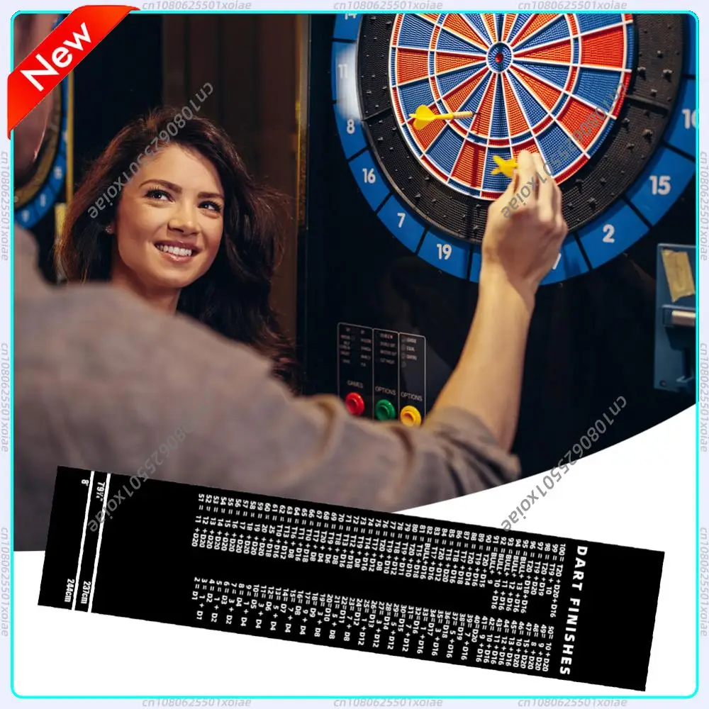 

Нескользящий профессиональный коврик для дартса с линиями для метания, усиленный, для защиты пола и защиты от повреждений от дротиков во время игры в дартс.