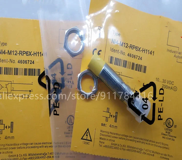 

3 шт. новый высококачественный бесконтактный переключатель NI4-M12-RP6X-H1141 NI4-M12-RN6X-H1141