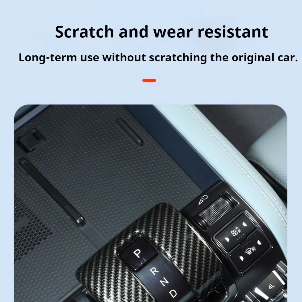 For BYD Leopard 5 Denza B5 Car Specialized Gear Shift Cover Gear Knob Sleeve Decoration Frame Shift Lever Protector Car Interior view 5