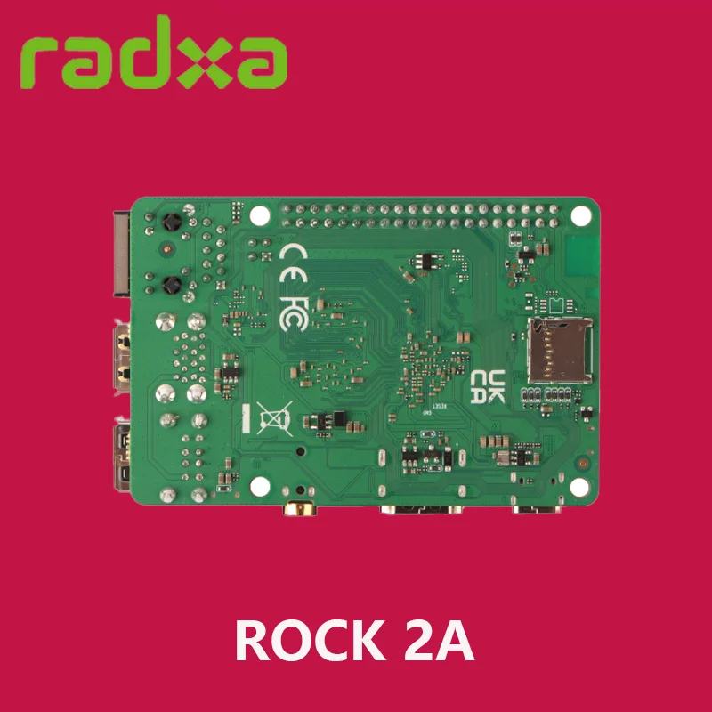 Imagem -02 - Radxa Rock-quad Core Cpu Development Board Computador Gpu Suporte e 4k 2a Rk3528a