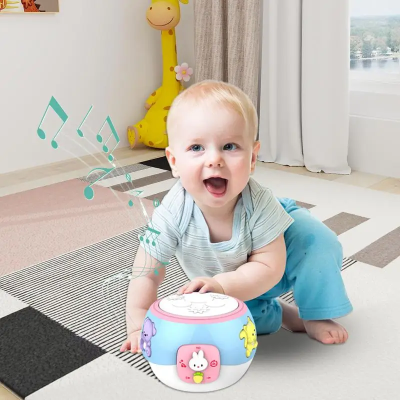 

Toddler Drum Drum Musical Instruments Toys Kids Floor Drum Learning Toys Musical Toy For 6-12 Months And Kids Girls Boys