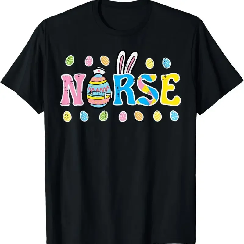 Easter Nurse Eggs Er Icu Rn Cna Nursing Scrub Top T Shirt