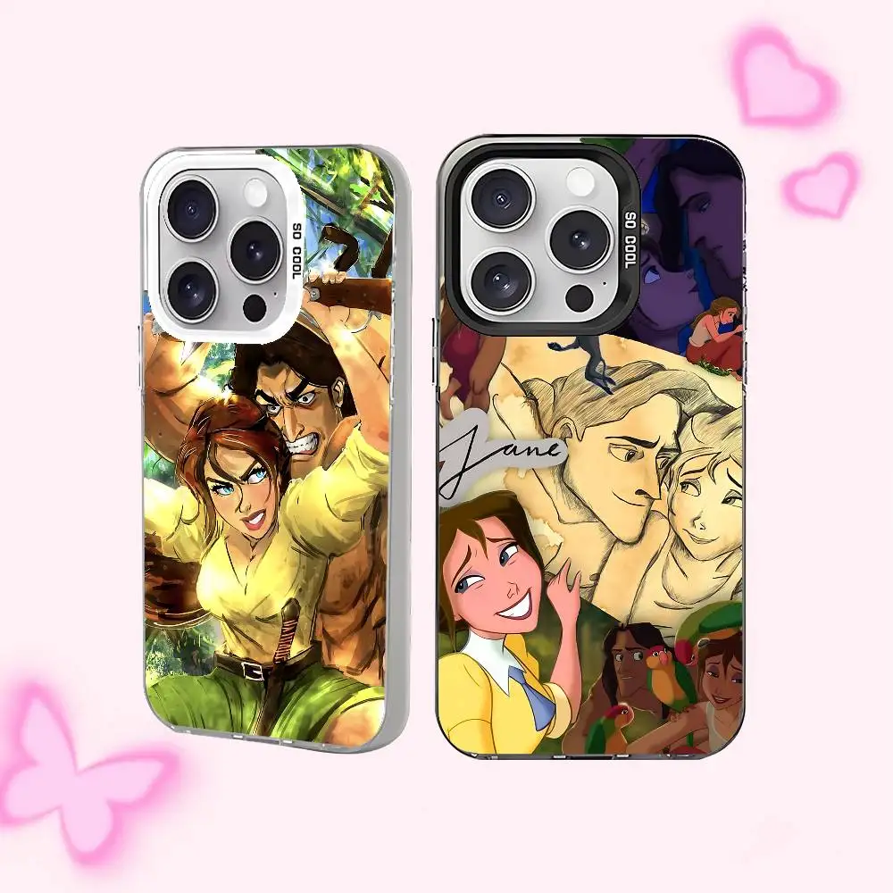 

Retro T-Tarzan Phone Case For IPhone 17 16 15 11 12 13 14 Pro Max 16 Plus 12 Mini 7 8 XR XS 15Pro MAX Cove