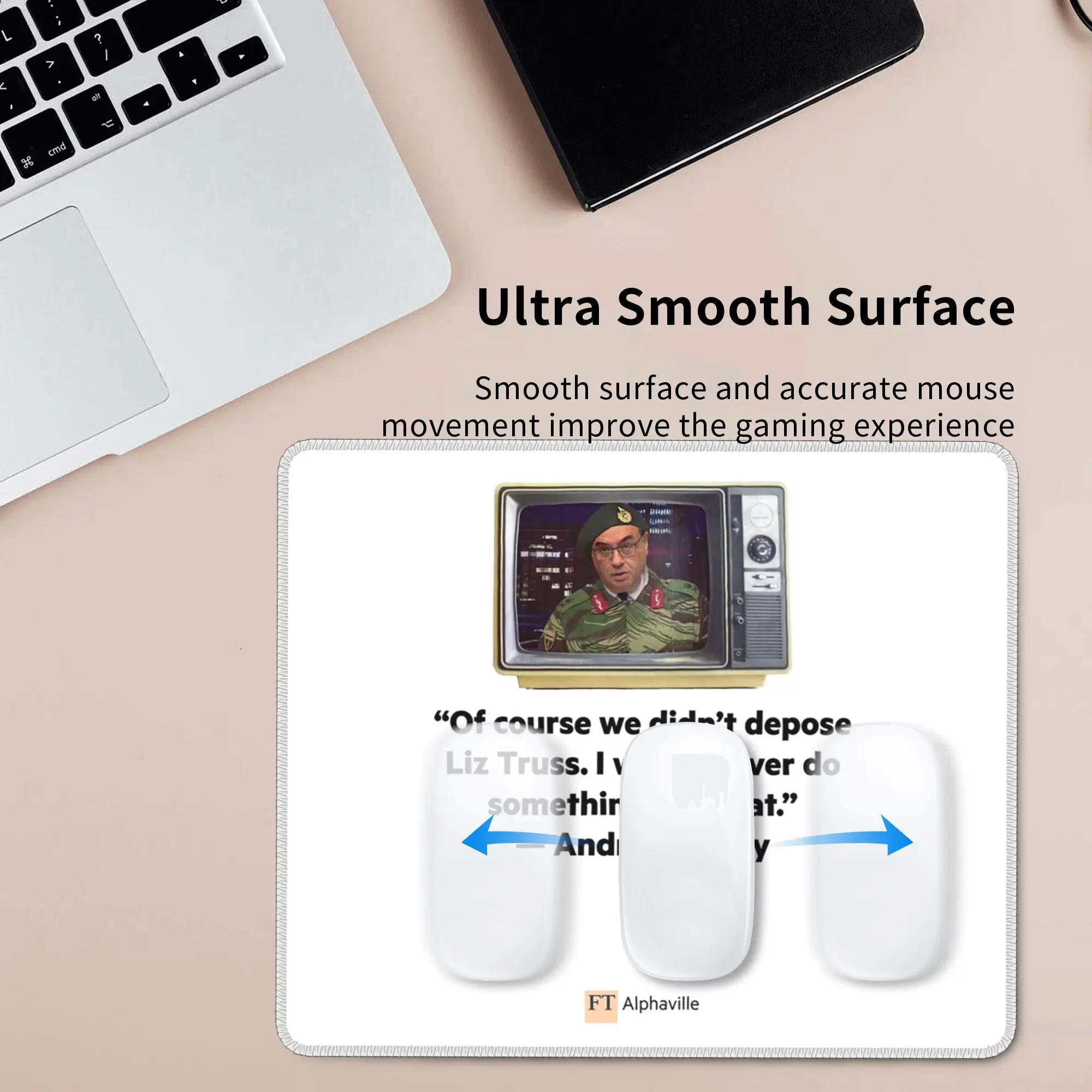 Andrew Bailey Coup Mouse Pad Computer Keyboard Mouse Mat Gamer PC Laptop Desk Mat Office Accessories Table Mats