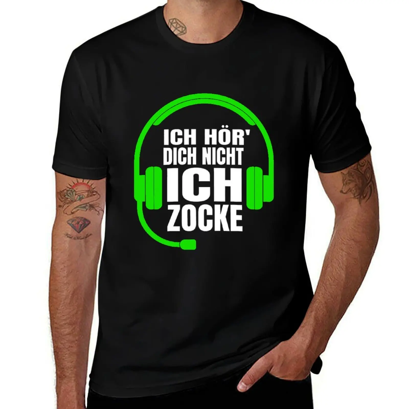 

hr shirts men graphic ich for shirt t g | zocke dich Gamer graphic t nicht Headset shirts T-Shirt man man mens t für Spruch Ich