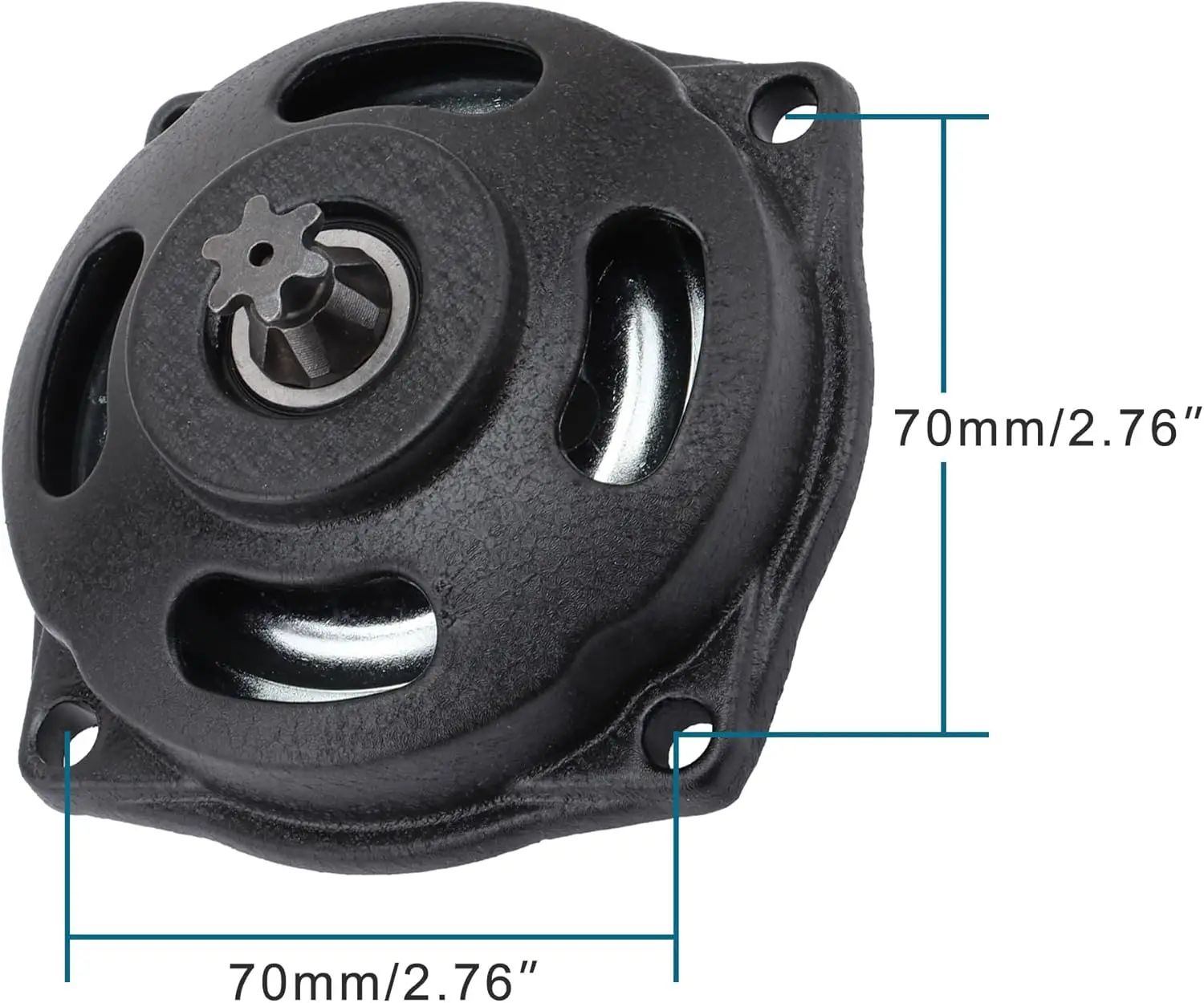 Small 6 Teeth Gearbox Clutch Drum for 2 Stroke 47cc 49cc Pocket Bike