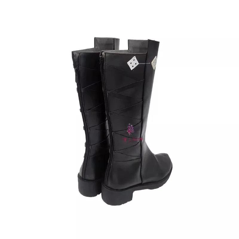 Herr der Geheimnisse Amon Cosplay Kostüm Schuhe handgemachte Kunstleder Stiefel Schuhe Halloween Stiefel