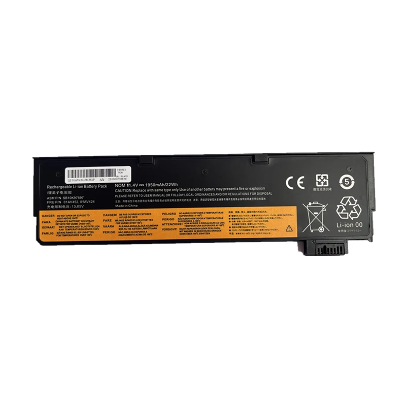 CSMHY New oem 61 Laptop Battery For Lenovo ThinkPad T470 T480 T570 T580 P51S P52S01AV423 01AV424 01AV425 01AV426 01AV42701AV428