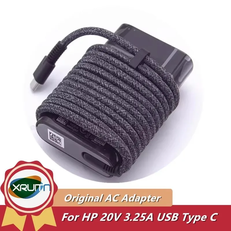 

Genuine 65W USB Type C TPN-LA12 Laptop Adapter Charger for HP ELITEBOOK X360 1040 G6 G7 G8 830 G5/3WQ17EC M54350-001 TPN-LA22