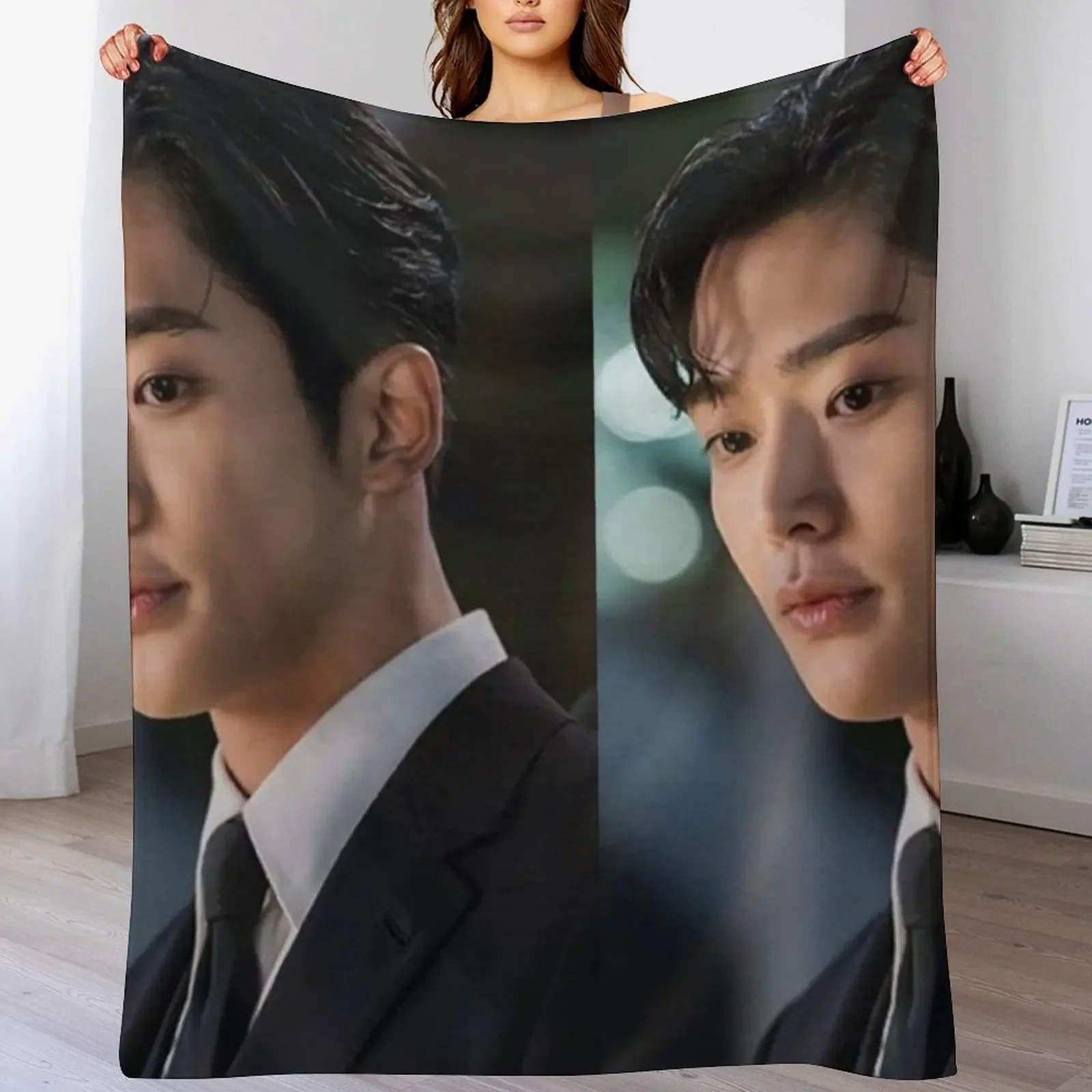 

Rowoon actor Throw Blanket Spring Fall Cozy Throw Blanket for Couch