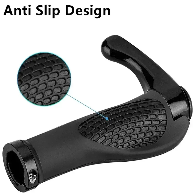 

Aluminium Alloy Bicycle Grip Bike Handlebar End Cap Lock Mountain Handle Bar Grip Trek Anti-Skid Rubber Bicycle Skid-Proof Grips