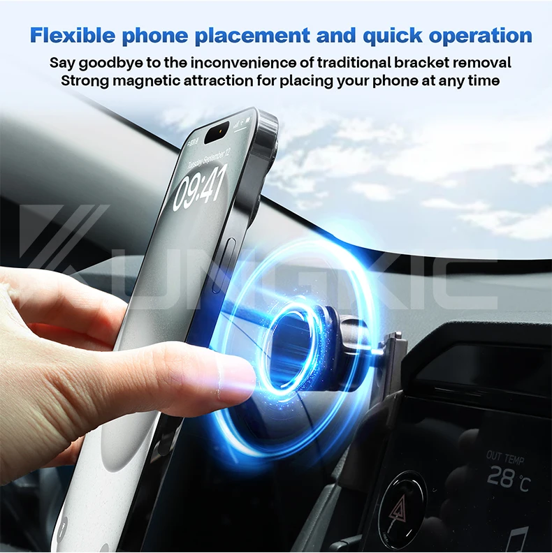 Auto Magnet Schwerkraft Telefon Halter Für Subaru Crosstrek Impreza 2024 2025 Levorg WRX 2022-2024 2025 Mobile Telefon stehen Halterung – Detail 5