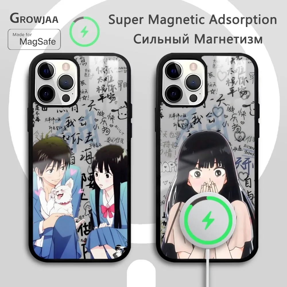 

K-Kimi Ni T-Todoke Anime Phone Case For IPhone 16 15 14 13 12 11 Pro Max Plus Mini Magsafe Mirror Wireless Magnetic Funda