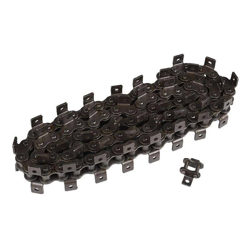 1PCS 08B-1 Transmission Conveyor Chain With Double Side Single Hole Attachment + 08B Sprocket Gear Wheel 40 Teeth