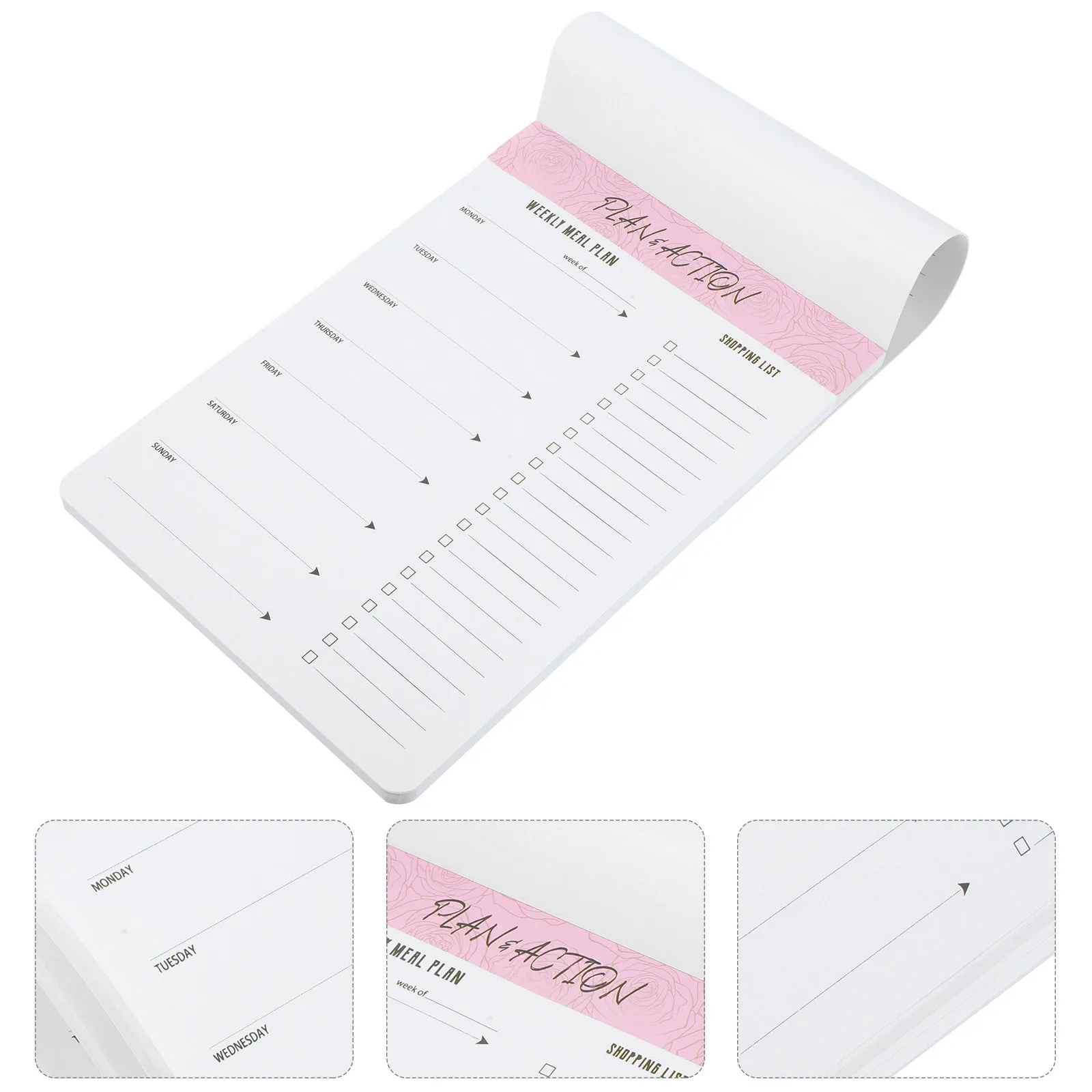 

Dietary Planner Notepad Compact Household Office Memo Pad For Daily Writing Sketching Ideas Portable Multi-Function Note Pads