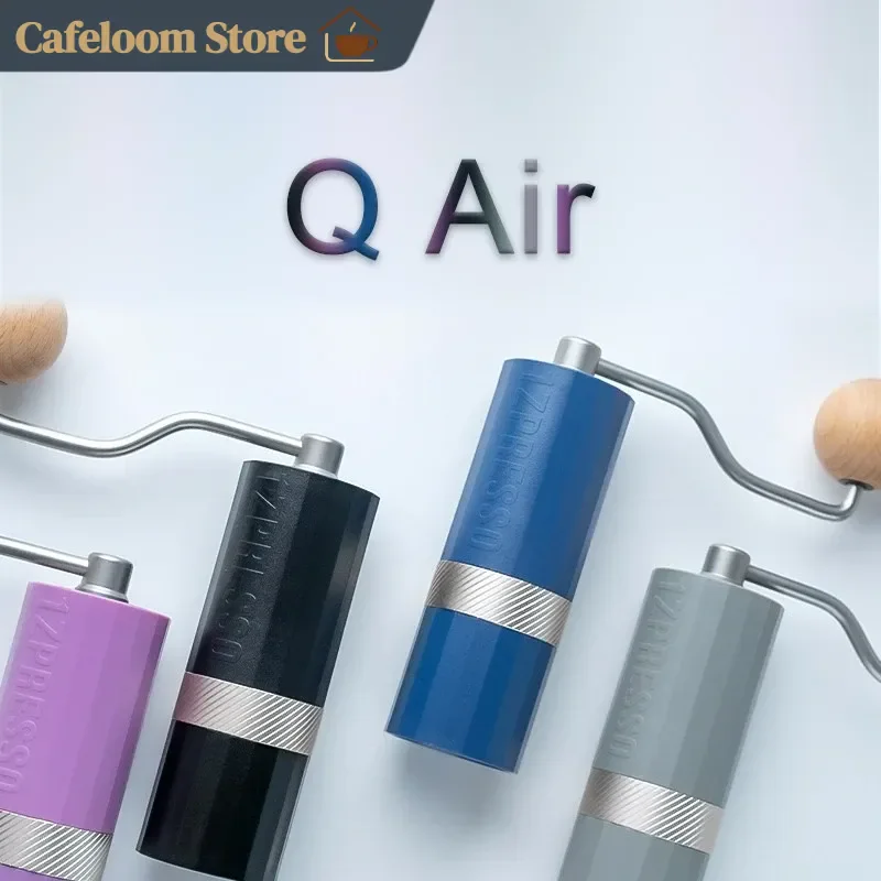 1Zpresso Q Air Portable Manual Coffee Grinder Hand Crank Mill Pour Over Entry Level Outdoor Camping Home Coffee Brewing