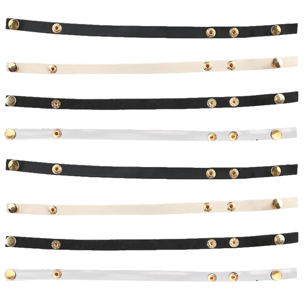 4Pairs Snap Button Straps for Women High Heels Easy to Wear Delicate Design Long-Lasting Performance for Pumps Shoes