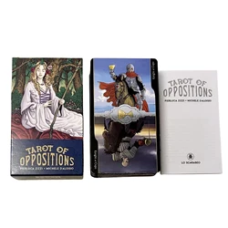 2022 NEW 12*7 Cm Tarot Of Oppositions Tarot Card With Instruction Booklet Card Family Entertainment Kids Toy 78 Card English