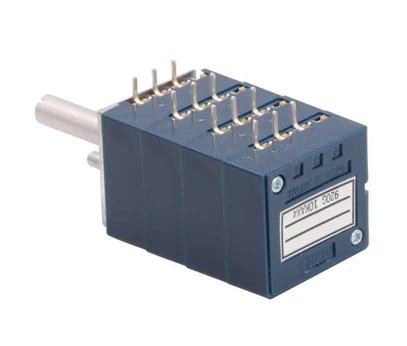 1 шт., японский оригинальный ALPS RK27, четырехместный балансирующий потенциометр громкости 10KA 50KA 100K с печатной платой