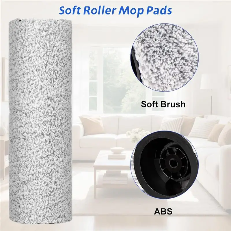 ABCA-10 Pcs Replacement Part For ECOVACS DEEBOT X8 PRO Omni Vacuum Cleaner Main Brush,HEPA Filters,Dust Bags,Side Brushes
