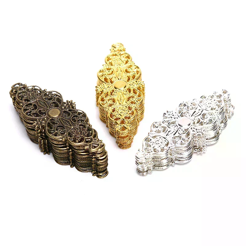Filigree Flower Wrap Connector Crafts DIY Embellishments Findings Jewelry 20Pcs