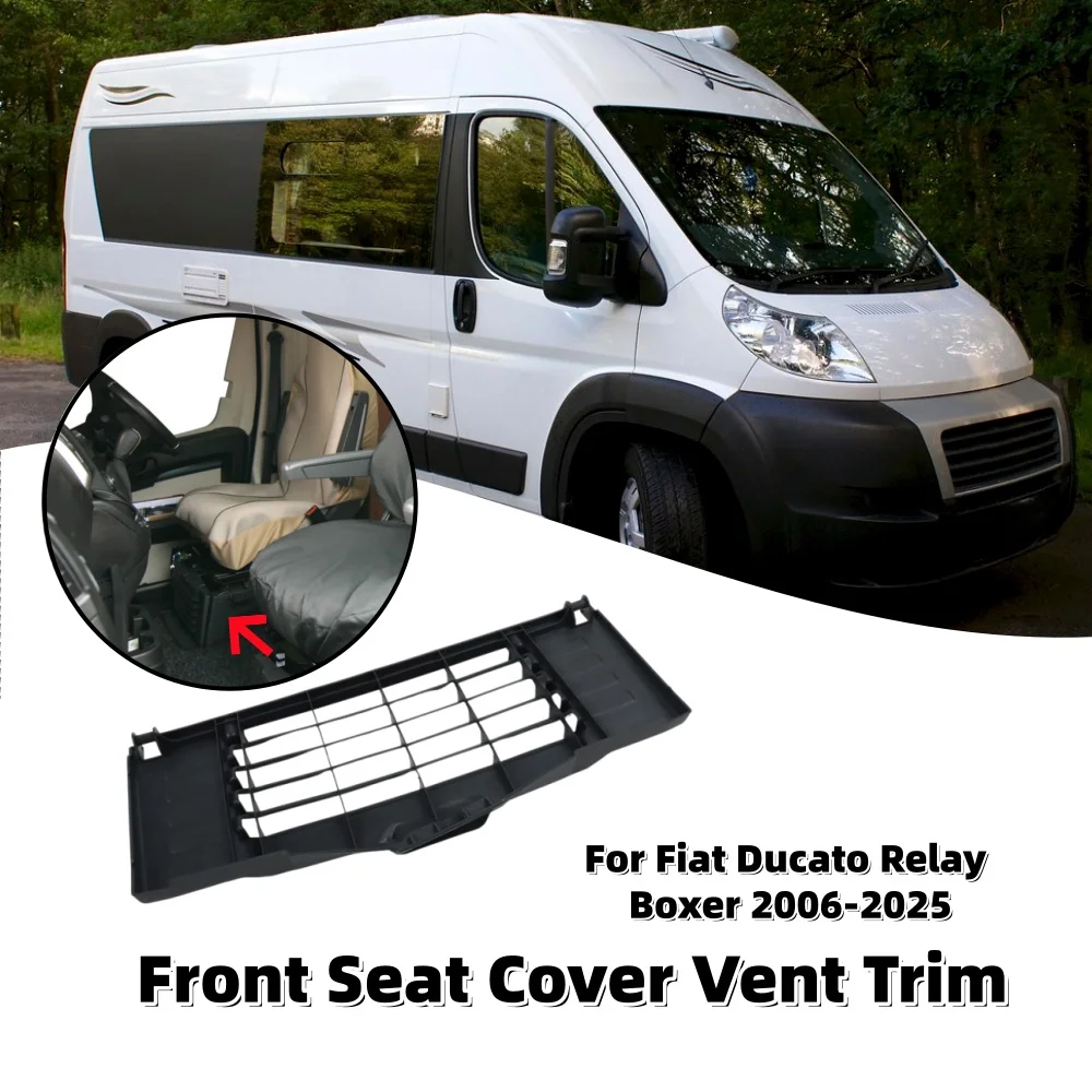 RV Front Row Seat Vent Cover For Fiat Ducato Relay Boxer 2006-2025 Motorhome Front Seat Cover Vent Trim Protection Accessories