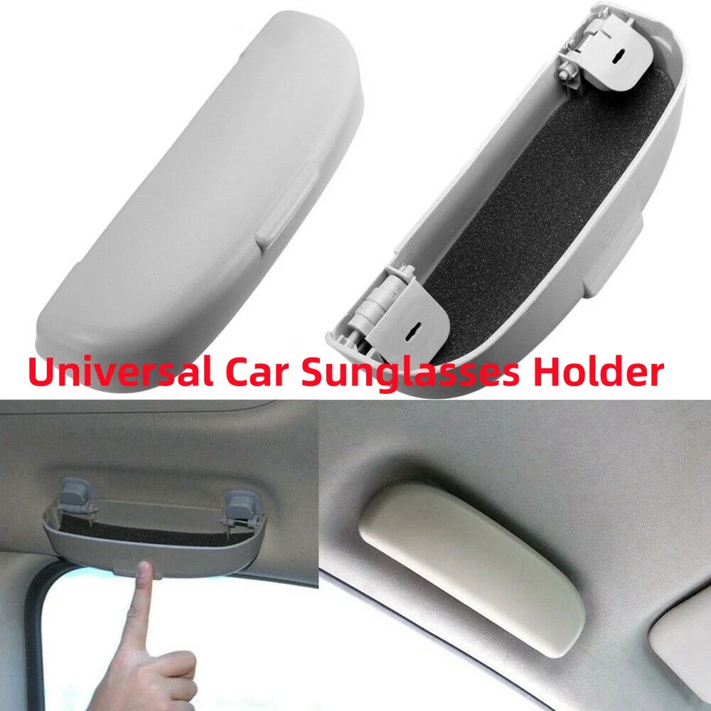 

1PCS Universal Car Sunglasses Holder Glasses Case Cage Storage Box Automobiles Interior Accessories Car Glasses Holder