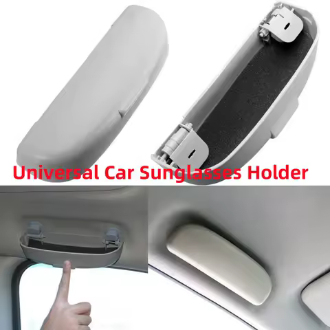 1PCS Universal Car Sunglasses Holder Glasses Case Cage Storage Box Automobiles Interior Accessories Car Glasses Holder