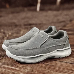 Canvas Shoes Men Classic Loafers Men Casual Shoes Breathable Walking Flat Men Shoes Sneakers