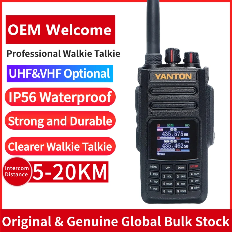 YANTON T-680UV Air Dual Band 12W Walkie Talkie Uhf Vhf  Communication Radios Handy Wireless Devices Cb Two-Way Radio