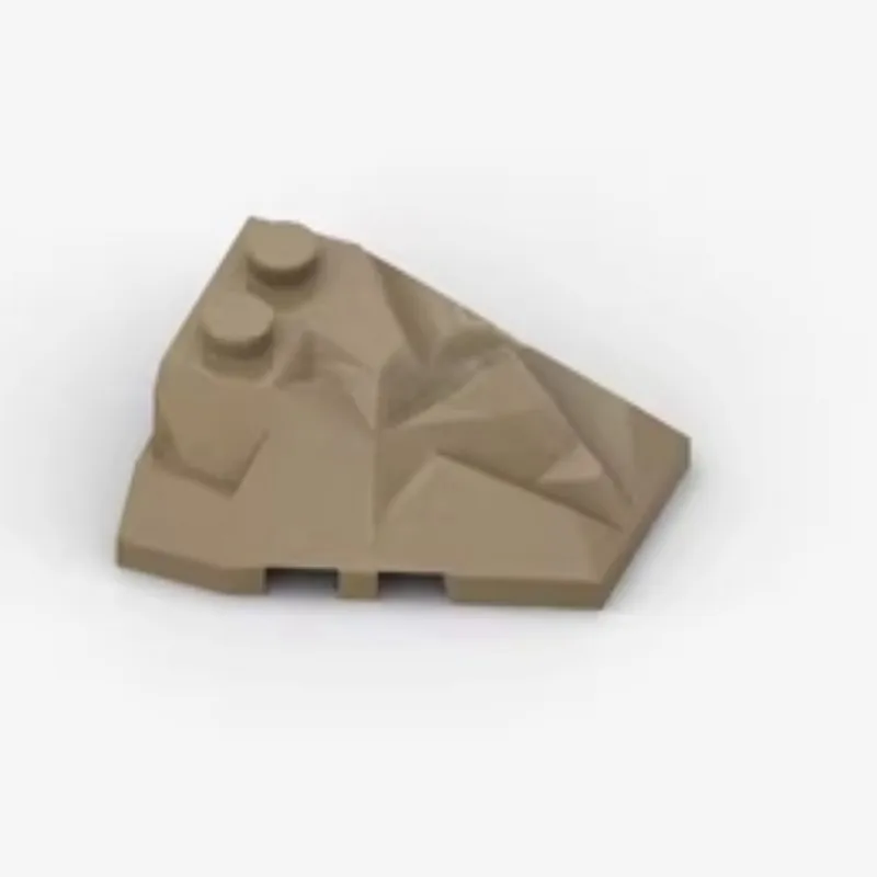 

10 шт. 64867 мелкие частицы строительного блока, аксессуары 4x4, трещина, диагональный сломанный кирпич, специальный кирпич