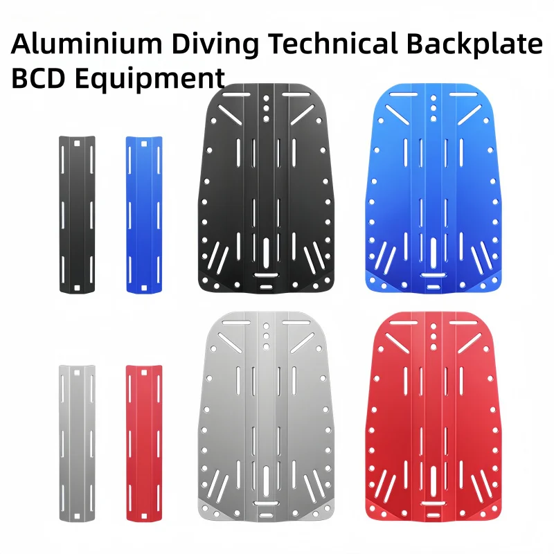 

High-Quality Aluminum Diver BCD plate Equipment One-Piece Molding Tech Scuba Diving Technical Backplate