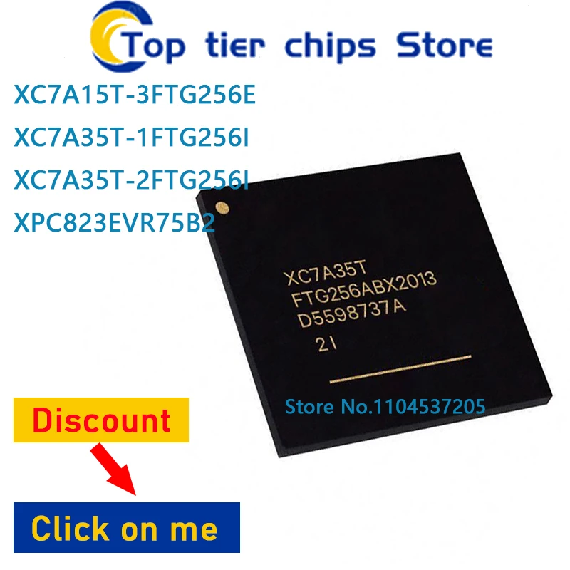 

1 шт./лот XC6SLX9-2FTG256 XC7A15T-1FTG256I XC7A15T-3FTG256E XC7A35T-1FTG256I XC7A35T-2FTG256I XPC823EVR75B2 BGA 100% НОВЫЙ