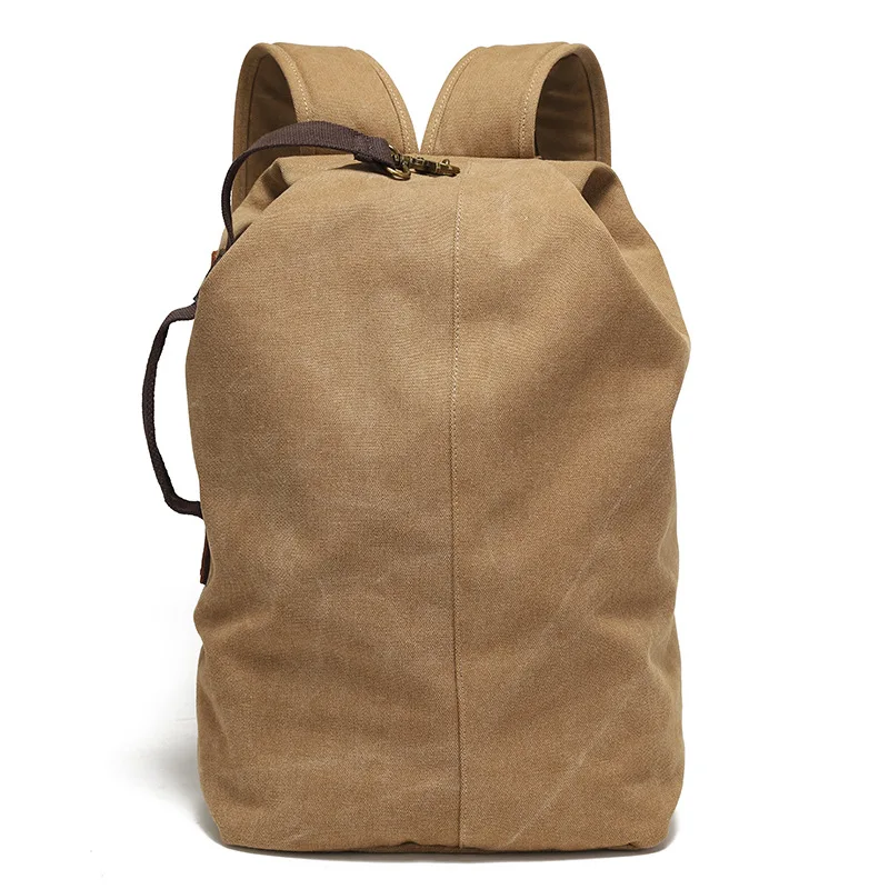 

Молодежный простой холщовый дорожный спортивный рюкзак, мужской повседневный рюкзак для ноутбука, рюкзак для пеших прогулок, кемпинга, езды на велосипеде