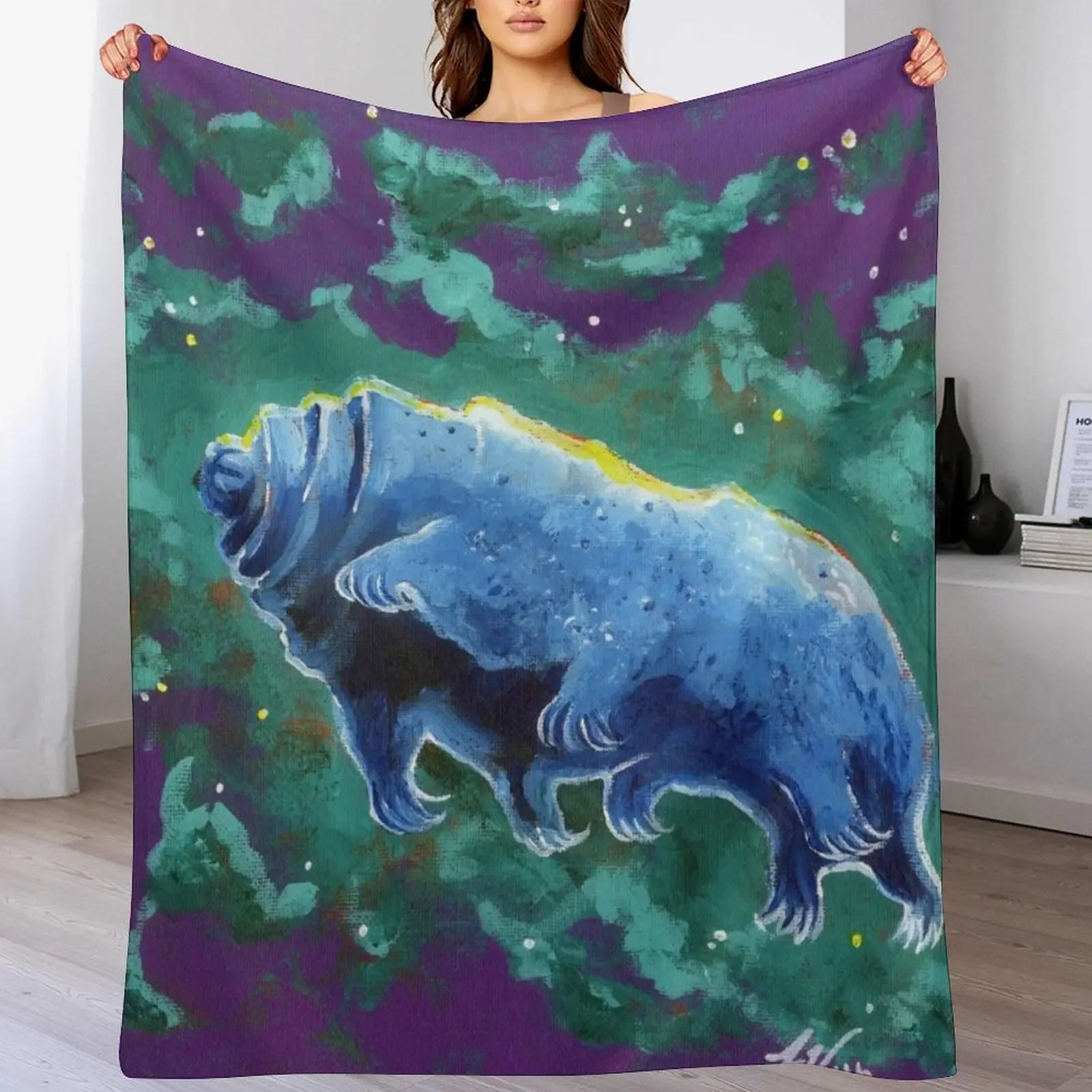 

Tardigrade 2 Throw Blanket Versatile Cozy Throw Blanket for All Occasions