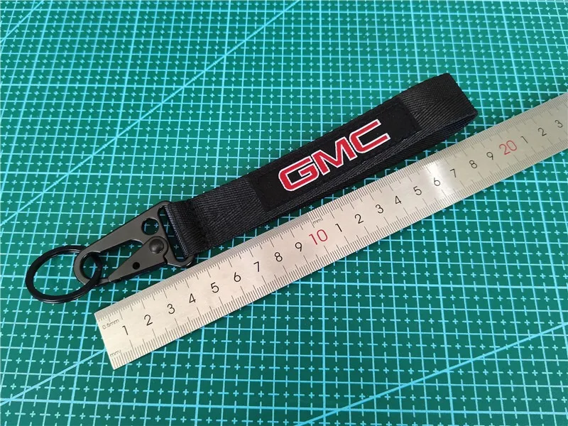 سيارة حلقة رئيسية المفاتيح التطريز النايلون Ralliart مفتاح قلادة لشروليه جي إم سي كروز سبارك كابتيفا تاهو الضواحي سيلفرادو 1500 #5