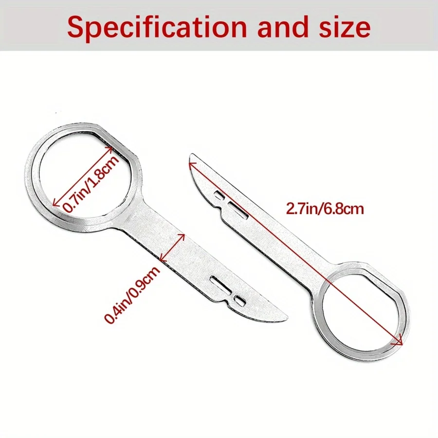 Car Radio Removal Tool Stereo Key Useful Radio Stereo Release Removal Install Tool Car Repair Tool Accessories Removal Tool