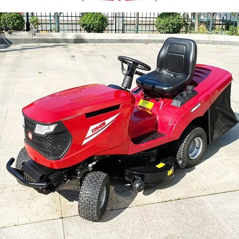 Industrial Grade 24V 4-Stroke Riding Lawn Mower With 725cc 1800W Self-Propelled 1800W Gardens Grass Cutters Type Blade