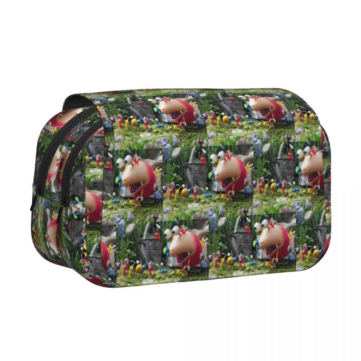 Pikmin Pencil Case Pencil Pouch Hard Shell Leather Big Capacity Pen Box Pencil Bag for Boys Girls Gifts