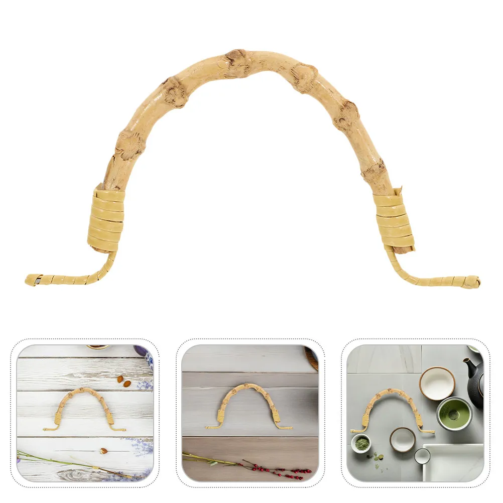 10Pcs Teapot Handle Replacement Rattan Wrapped Iron Core U-Shape for Ceramic Pottery Tea Kettle Japanese Chinese Tea Room Office