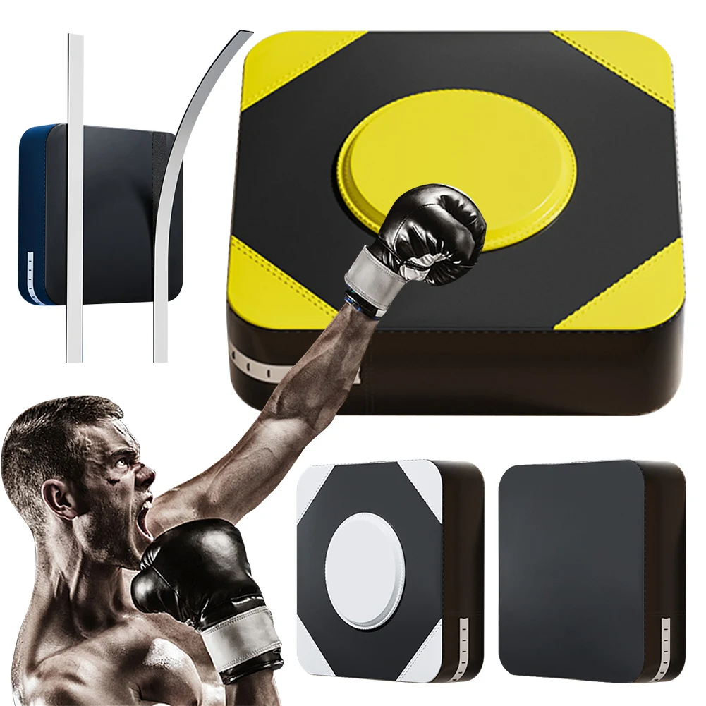 PU Leather Boxing Bag Mat Reaction Exercise Agility Boxing Sports Reaction Training Taekwondo Training Sandbags Wall Focus Pads