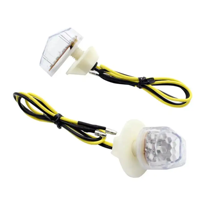 2pcs Motorcycle Turn Signals LED Indicator Flashing Photoflash Lights Bulb Motor For YZF R1 R6 R6S R3 FZ1 FZ6 FZ8 FAZ6R